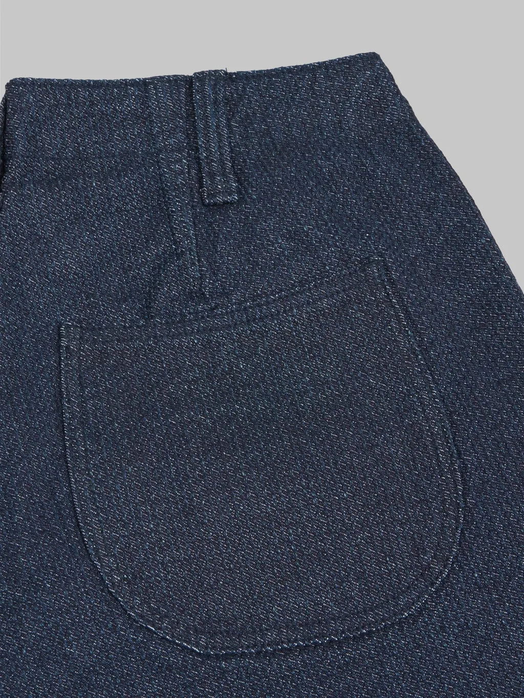 Pure Blue Japan 1171-ID Sashiko Short Pants Double Indigo