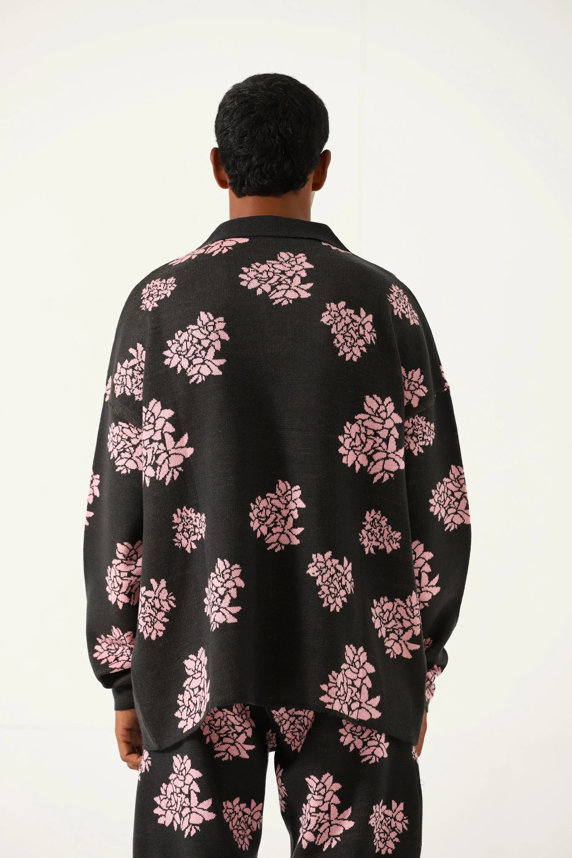 "JASMINE GARDEN" KNIT SWEATSHIRT