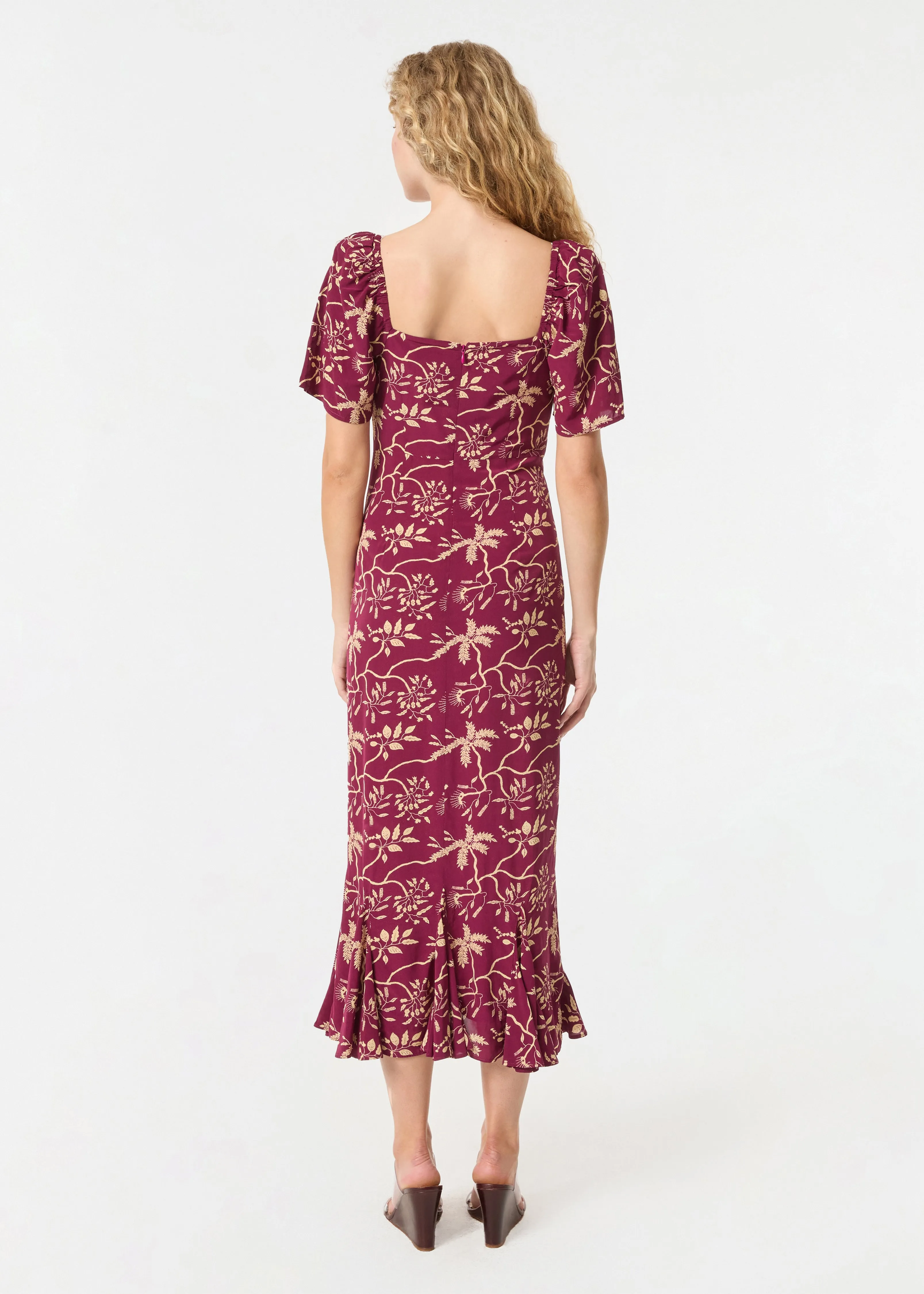 Ramona Dress | Purple Enchanted Vine