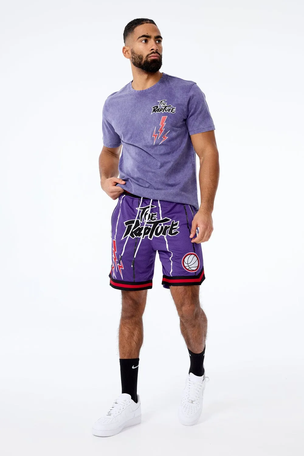 Retro - The Rapture Basketball Shorts (Purple)