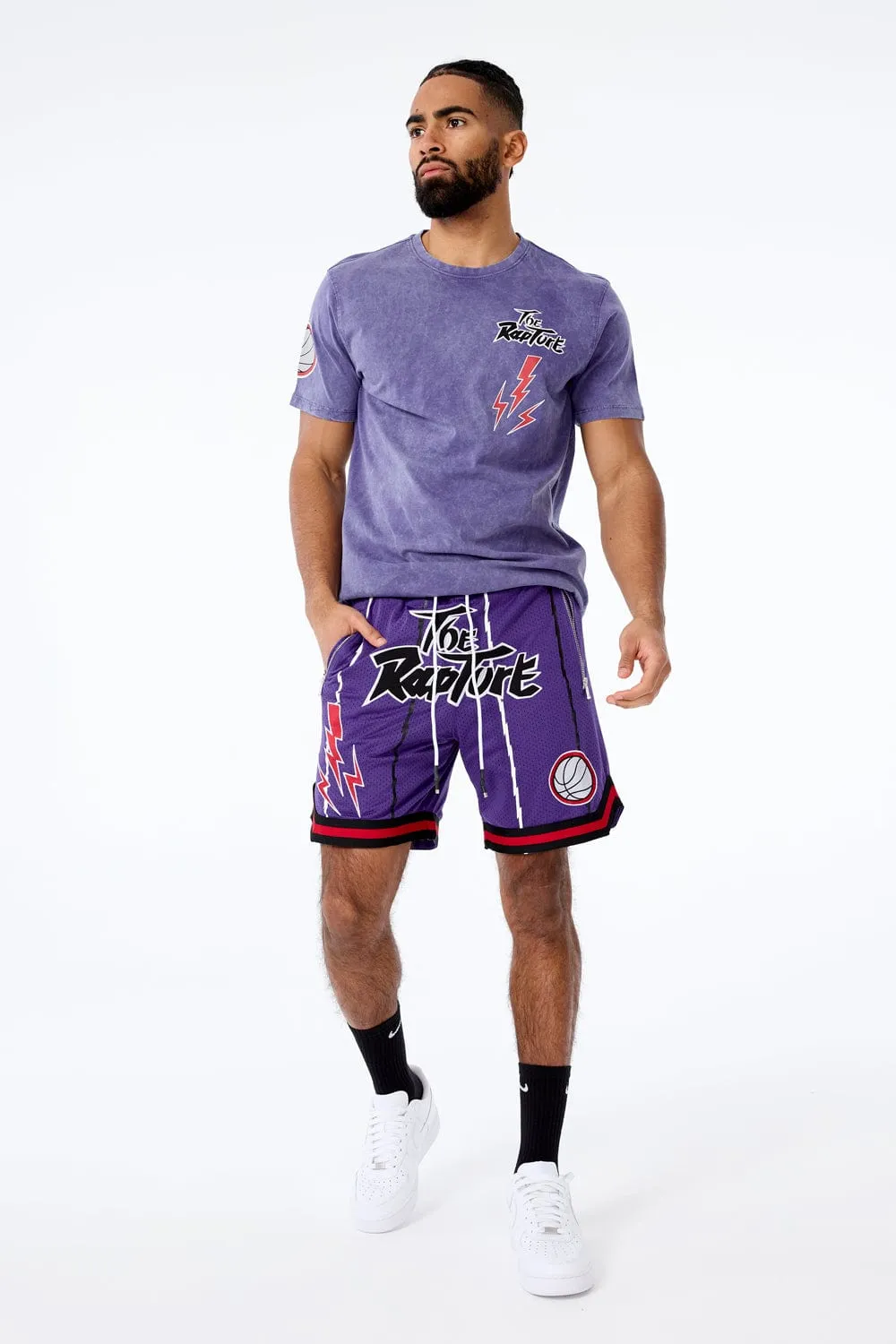 Retro - The Rapture Basketball Shorts (Purple)