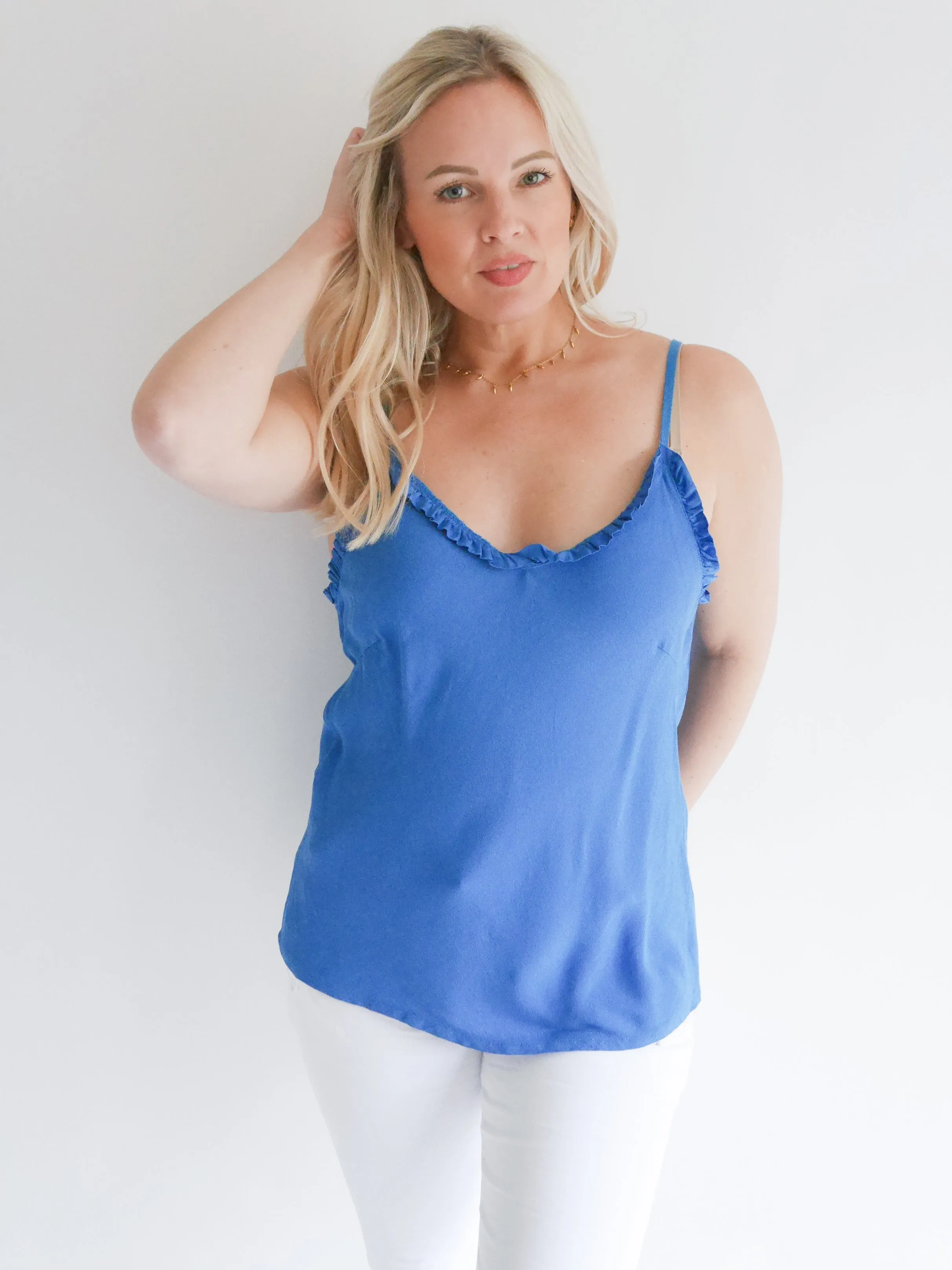 Sally Camisole Royal Blue