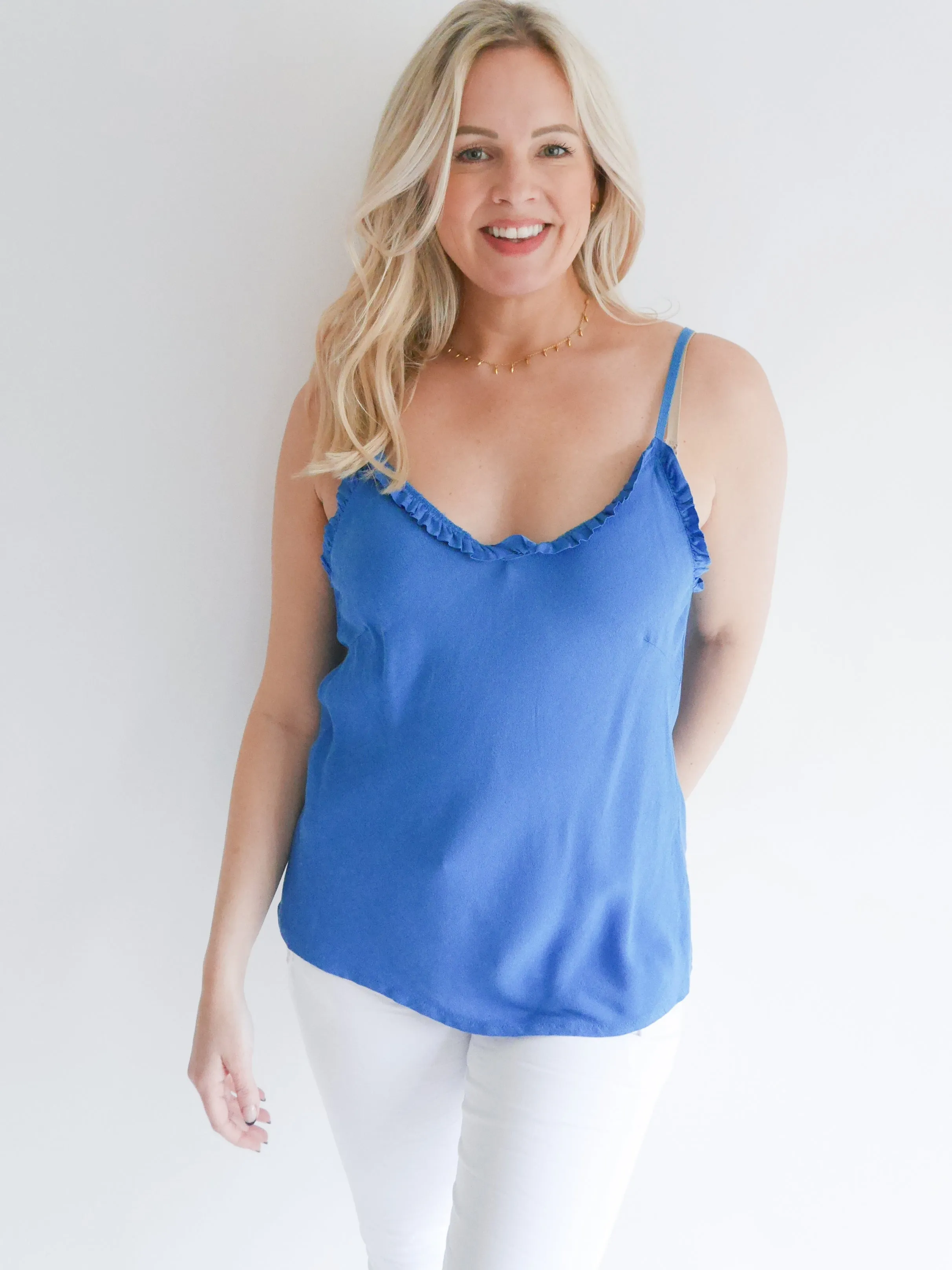 Sally Camisole Royal Blue