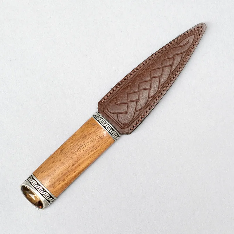 Sgian Dubh with Rosewood and Cairngorm Handle