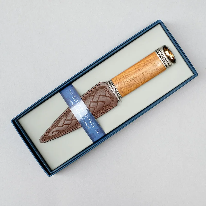 Sgian Dubh with Rosewood and Cairngorm Handle