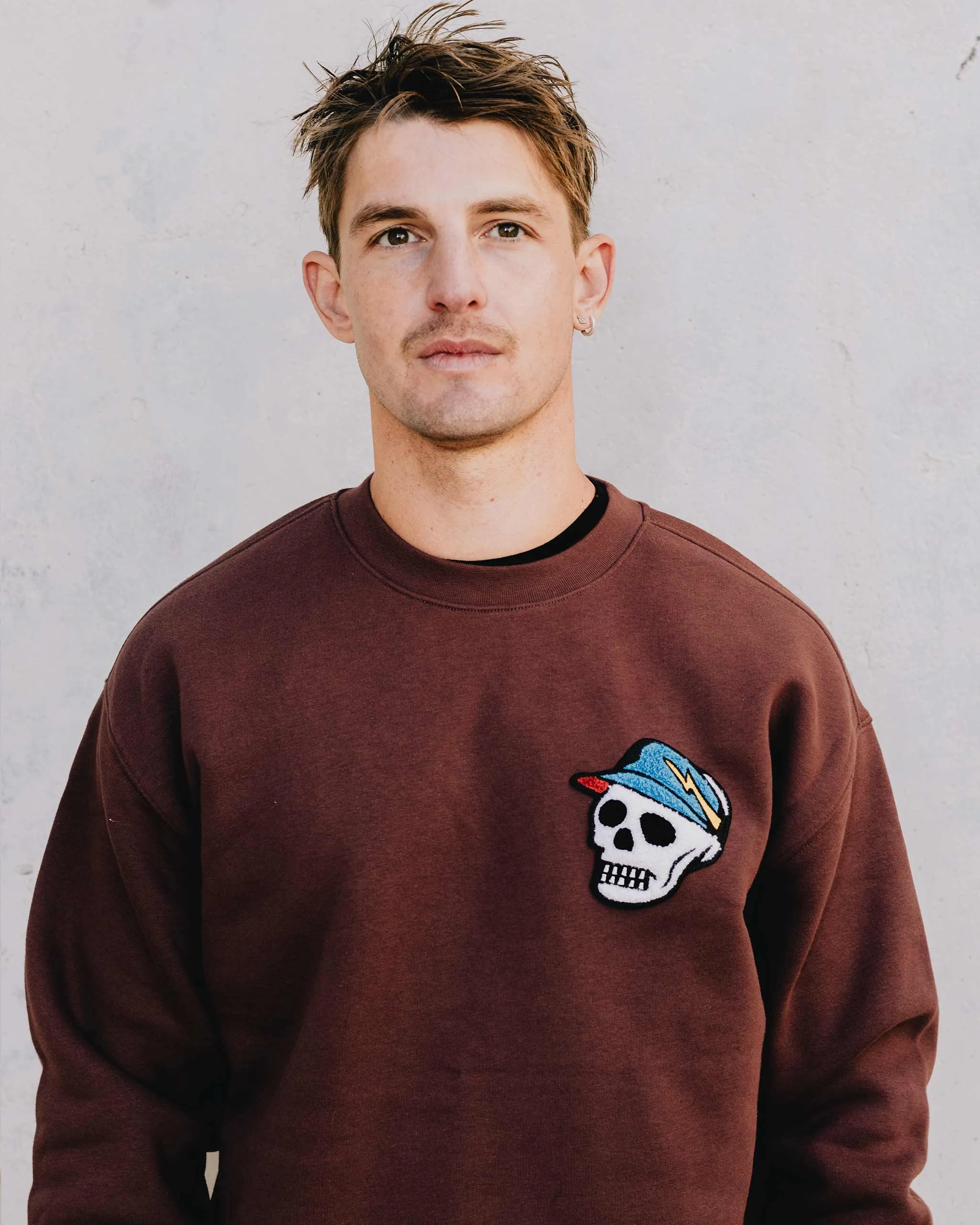 Skull Caddie Chenille Patch Crew