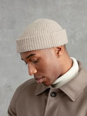 The Cashmere Bandit Beanie - Pebble