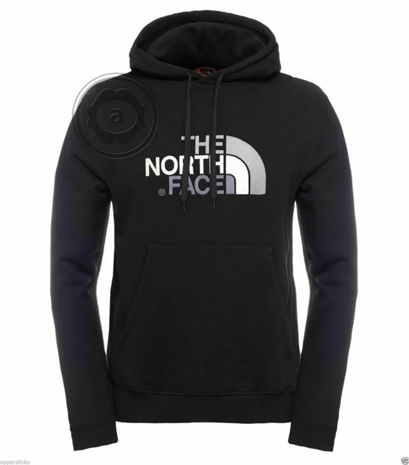 The North Face Mens Peak Fleece Lined Hooded Overhead Pullover Jumper Top Hoodie