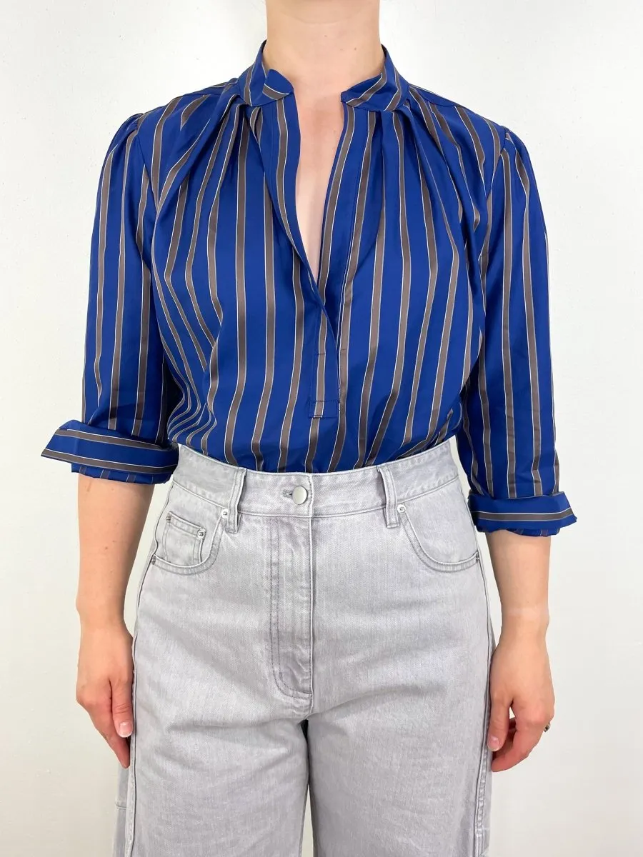 The Puff Shirt Egyptian Cotton in Bowood Stripe