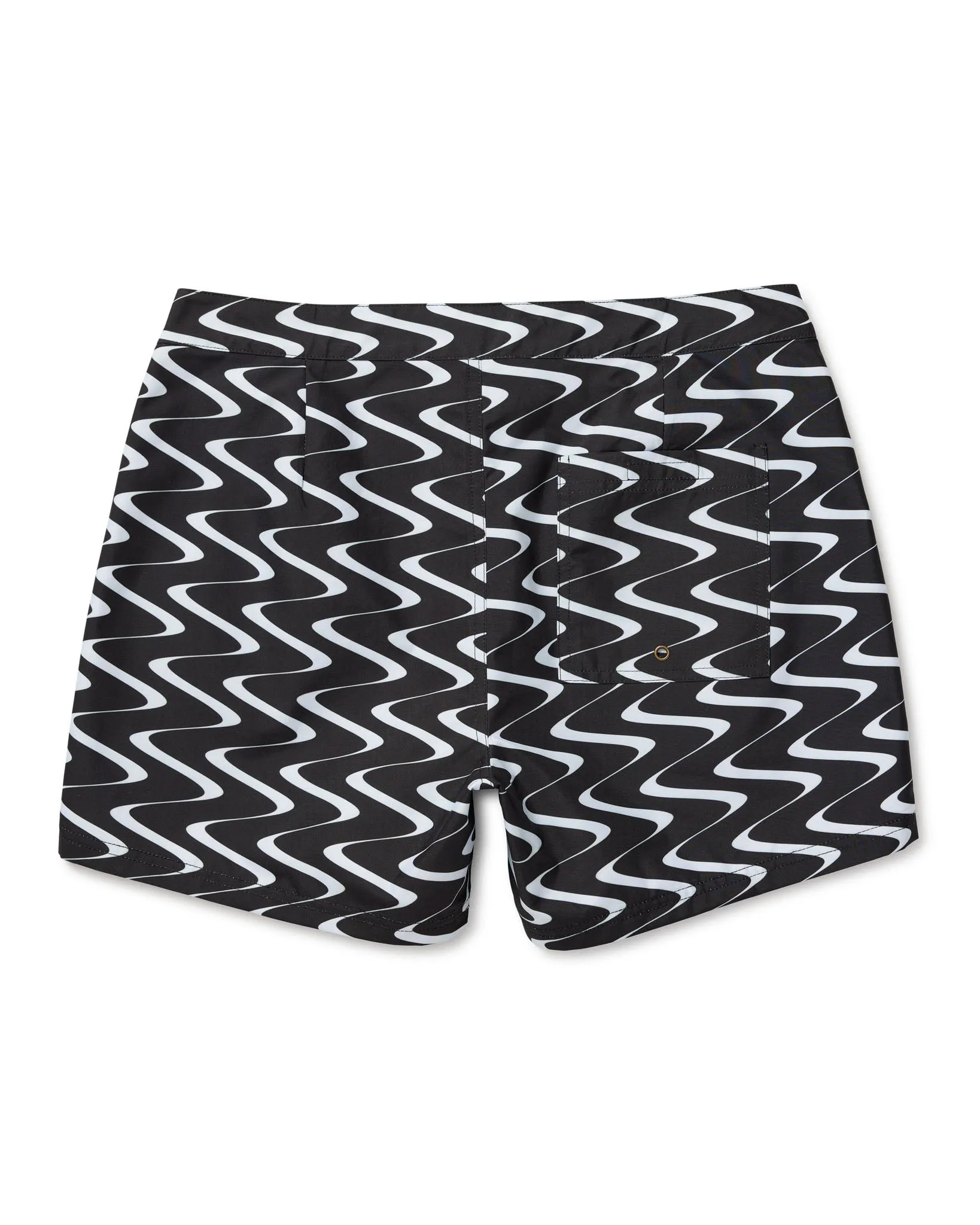 The Riviera Trunks - Onyx Tidal Stripe