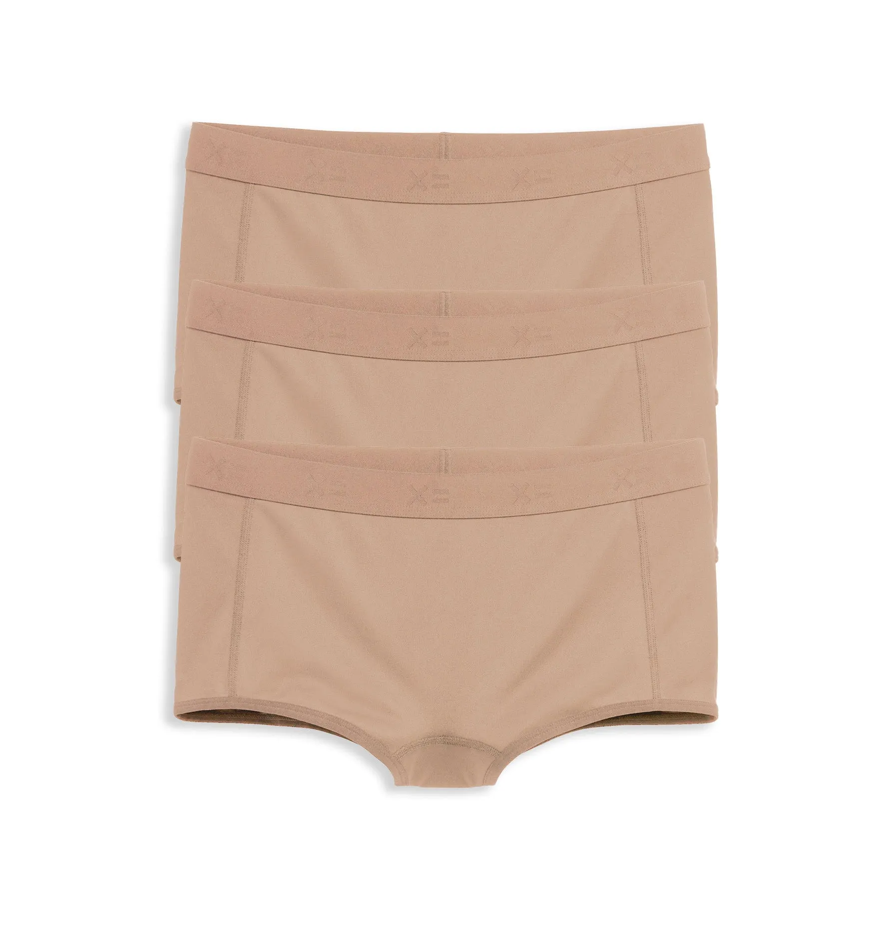 Tucking Boy Shorts 3-Pack - X= Chai