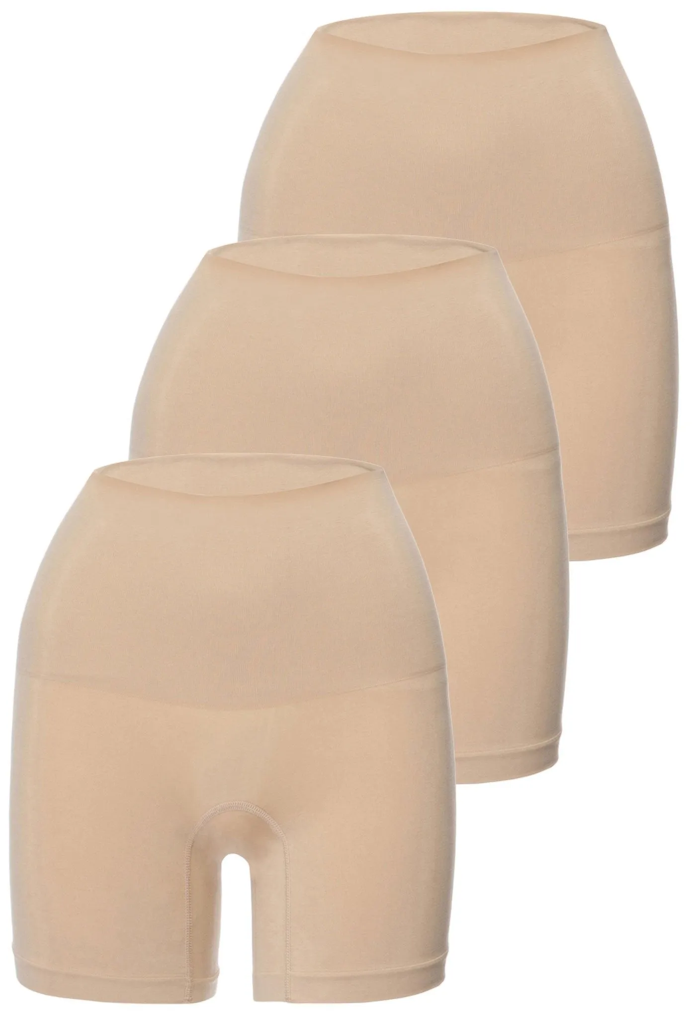 Tummy Control Shaping Shorts - 3 Pack