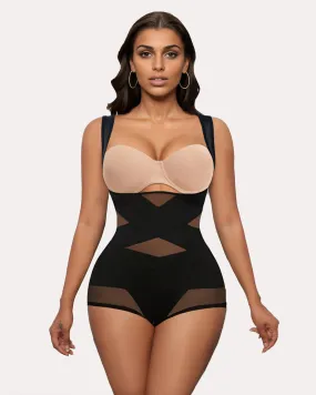 Tummy Control Waist Trainer Bodysuit Shapewear