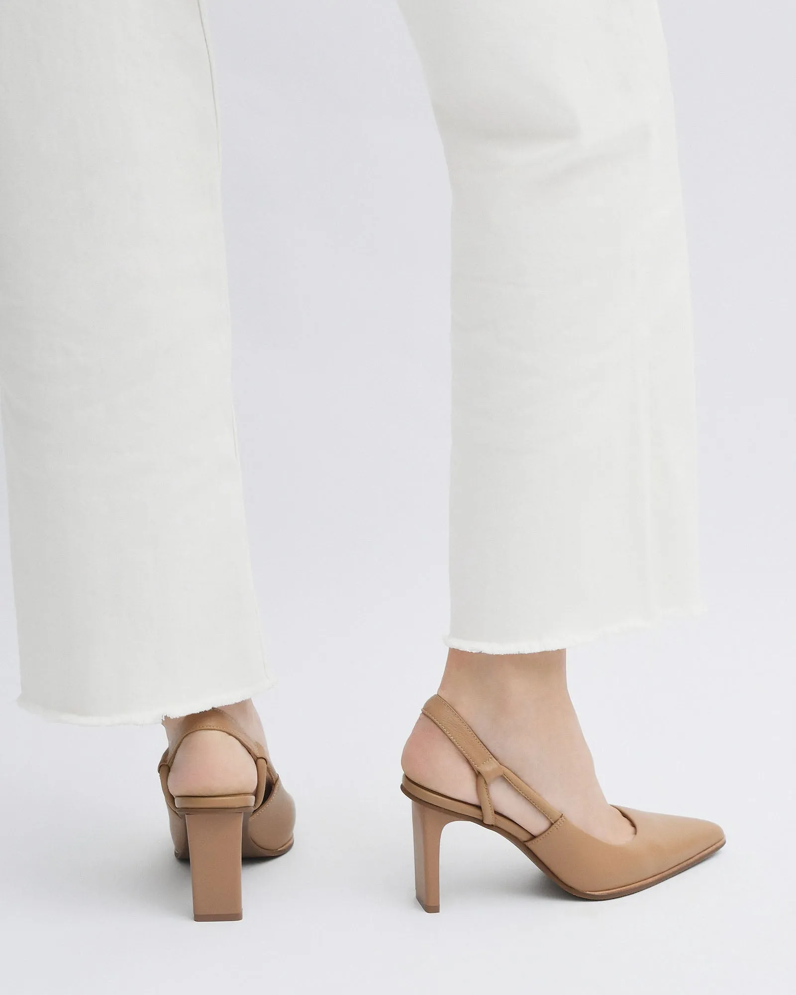 VIVA HIGH HEELS BEIGE LEATHER