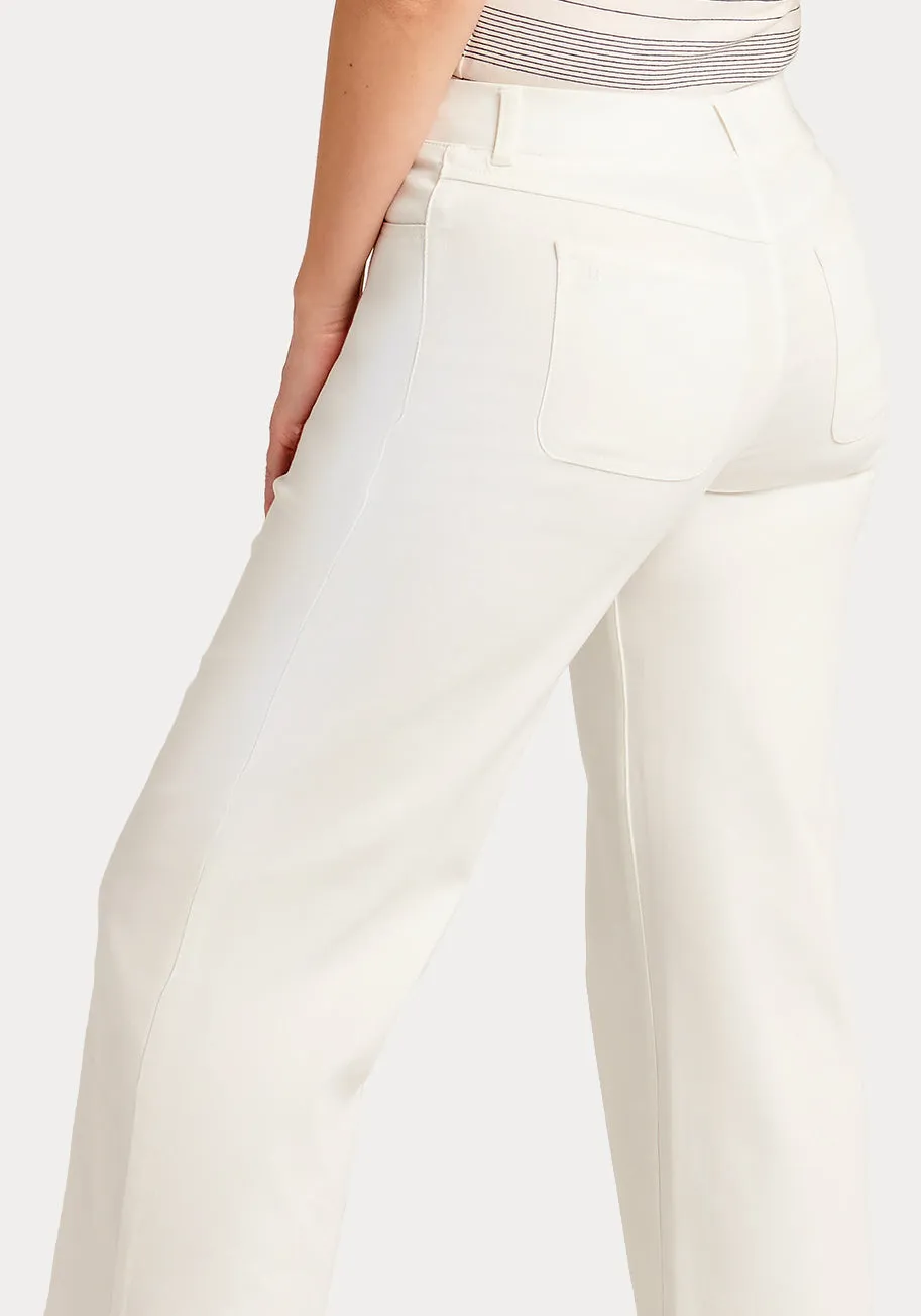 Wide-Leg | Mercury Yoga Denim (White)