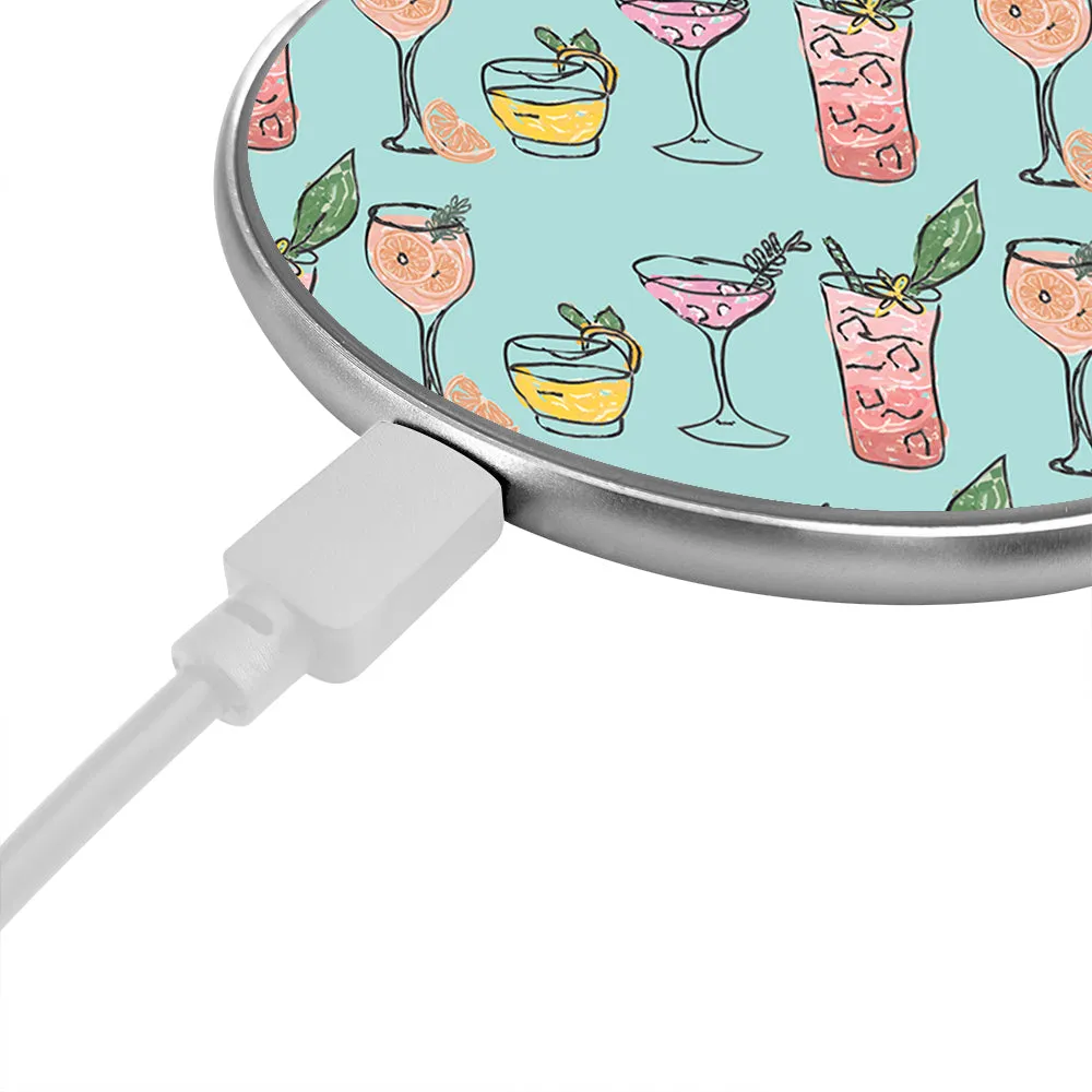 Wireless Charging Pad Tropical Cocktail