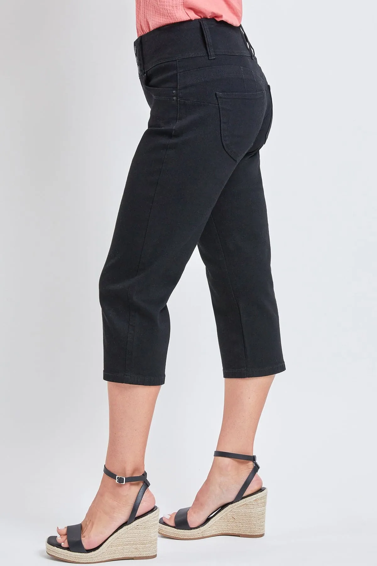 Women's WannaBettaButt 3-Button Capri Sustainable