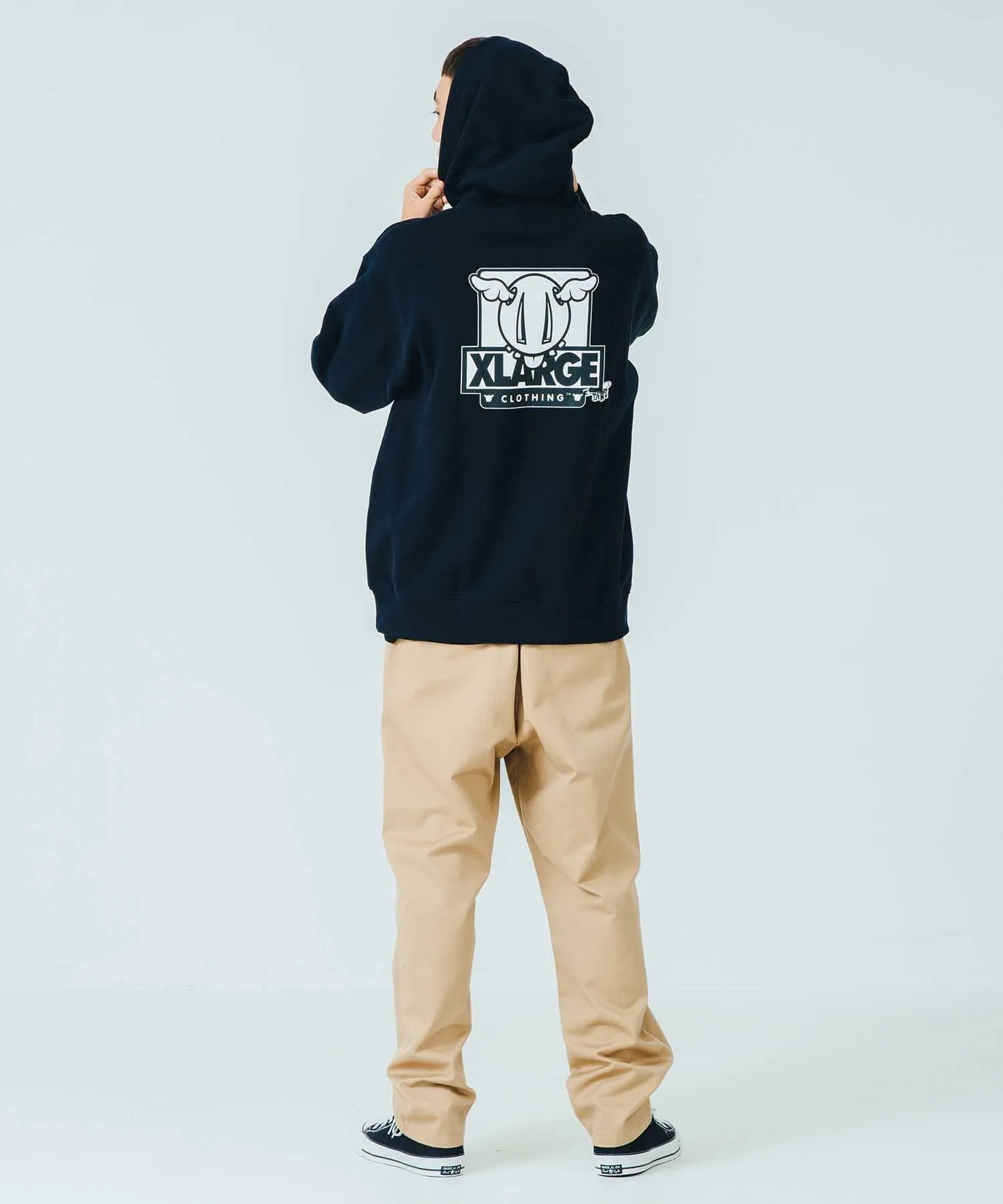 XLARGE x D*FACE D*DOG PULLOVER HOODED SWEAT