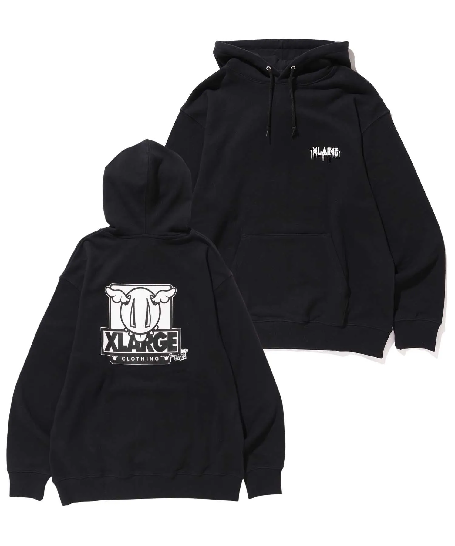 XLARGE x D*FACE D*DOG PULLOVER HOODED SWEAT